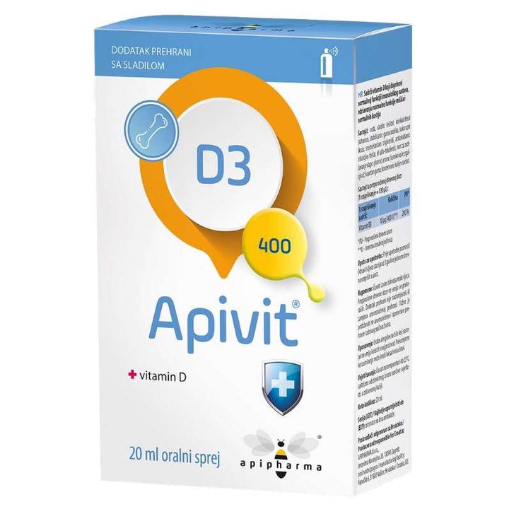 Apivit D3 400 oralni sprej, 20ml