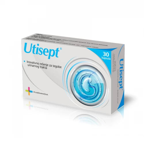Utisept kapsule za prevenciju urinarnih infekcija 30x100mg, 30 kapusula