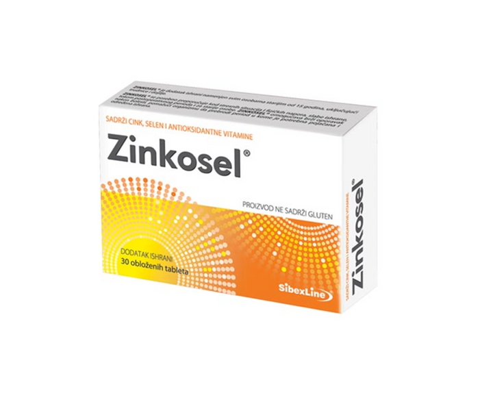Zinkosel dijetetski proizvod za jačanje imuniteta, 30 film tableta