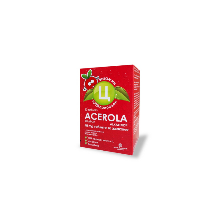 Acerola 40mg 30 tableta za žvakanje