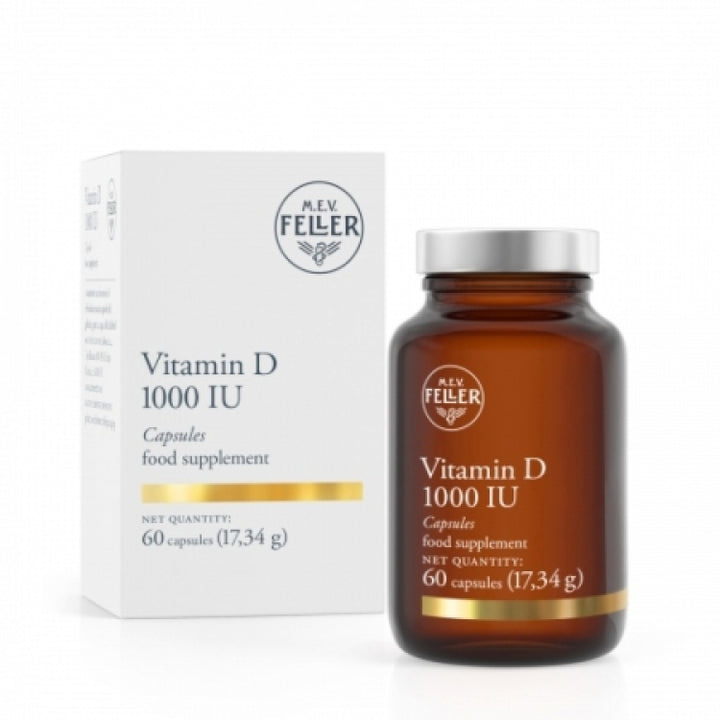 Feller Vitamin D 1000IU 60 kapsula