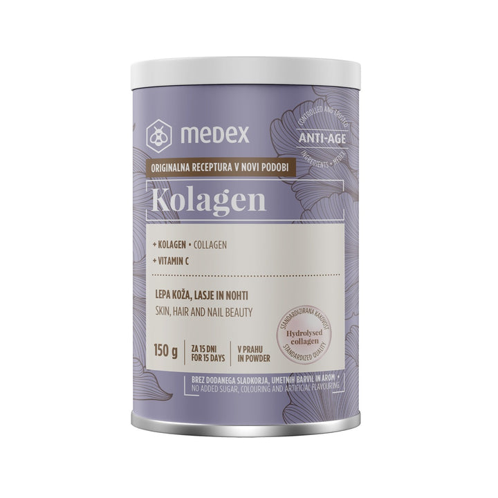Medex kolagen sa vitaminom C za lepu kožu, kosu i nokte, 150g