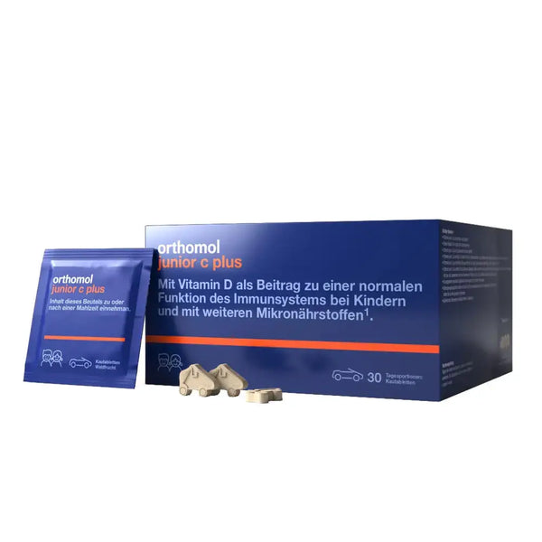 Orthomol Immun Junior C plus tablete za žvakanje, prodaja na kesicu