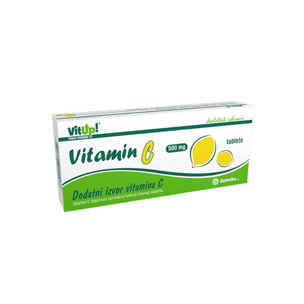 VitUp! Vitamin C 500mg Galenika, 20 tableta