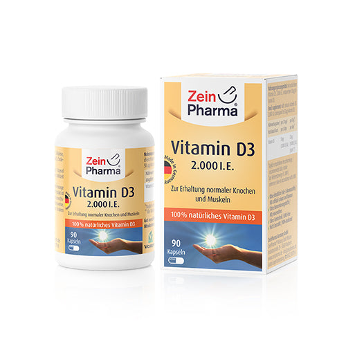 ZeinPharma vitamin D3 2000IU, 90 kapsula