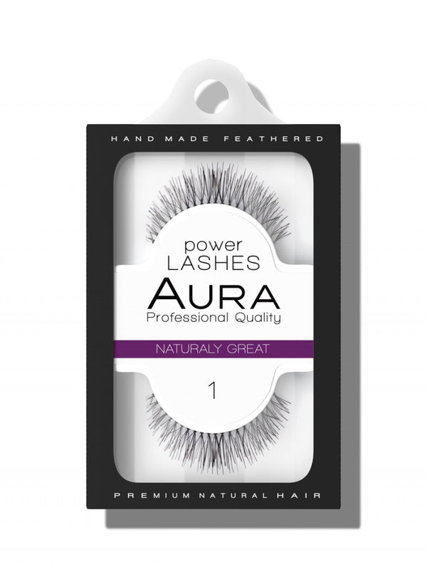Aura Power Lashes vještačke trepavice 1 naturaly great