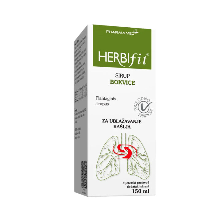 pharmamed Herbifit sirup bokvica za ublažavanje kašlja 150ml