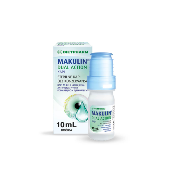 Makulin Dual Action sterilne kapi za oči bez konzervansa 10ml bočica