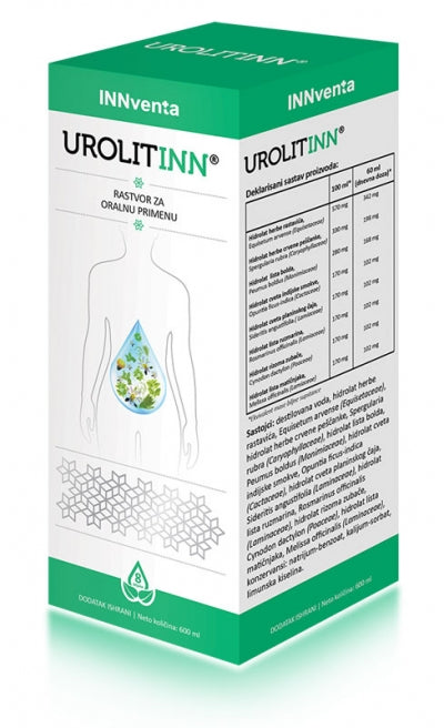 Urolitinn oralni rastvor za prevenciju i lečenje urolitijaze, 600ml