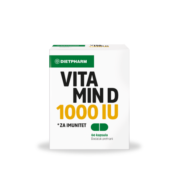 Vitamin D 1000 IU 60 kapsula